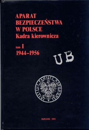 Aparat bezpieczeństwa w Polsce. Kadra kierownicza, tom I 1944 - 1956