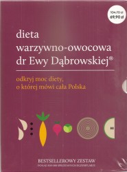 Dieta warzywno-owocowa dr Ewy Dąbrowskiej. Komplet 3 książek